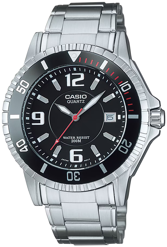 Casio MTD-1053D-1AVES Herrenuhr • 20 Bar Wasserdichtigkeit • Drehbare Lünette