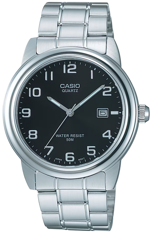 Casio Collection MTP-1221A-1AVEG Herrenuhr • Klassisches Design • Praktische Datumsanzeige