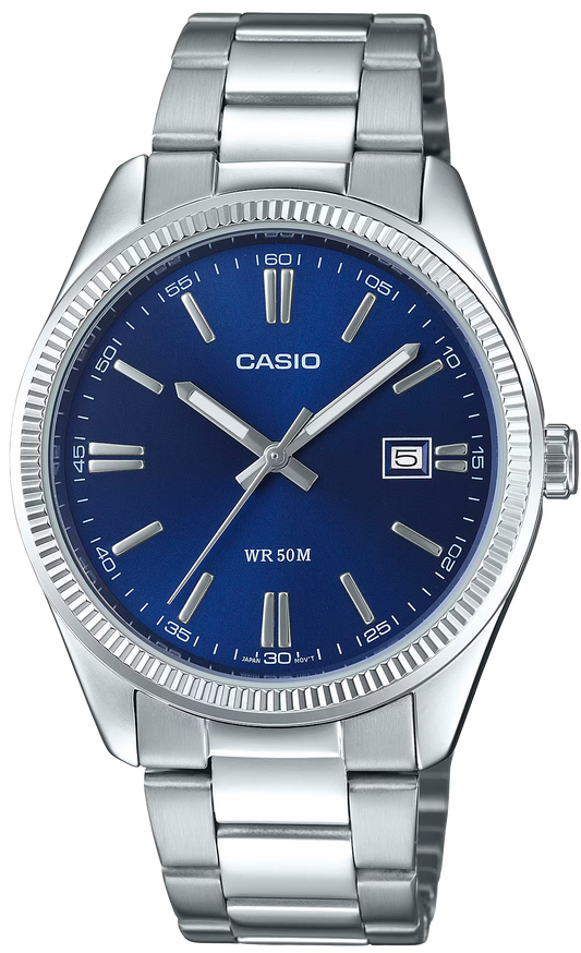 Casio Timeless MTP-1302PD-2AV Herren Uhr • Quarz Uhrwerk • Edelstahl Armband