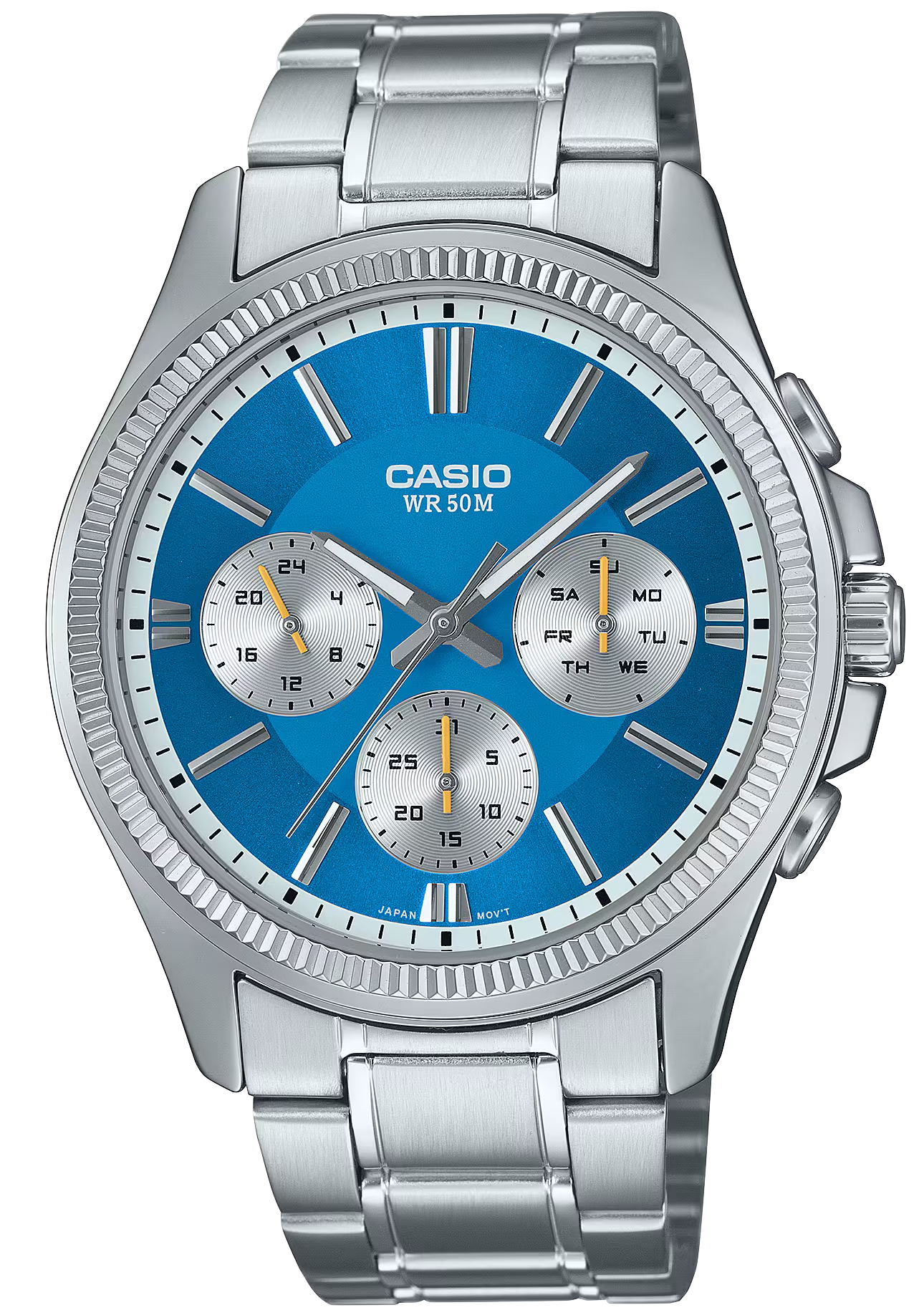Casio Timeless Collection MTP-1375PD-2A2VEF Herren Uhr • Präzises Quarzwerk • Robustes Edelstahlgehäuse