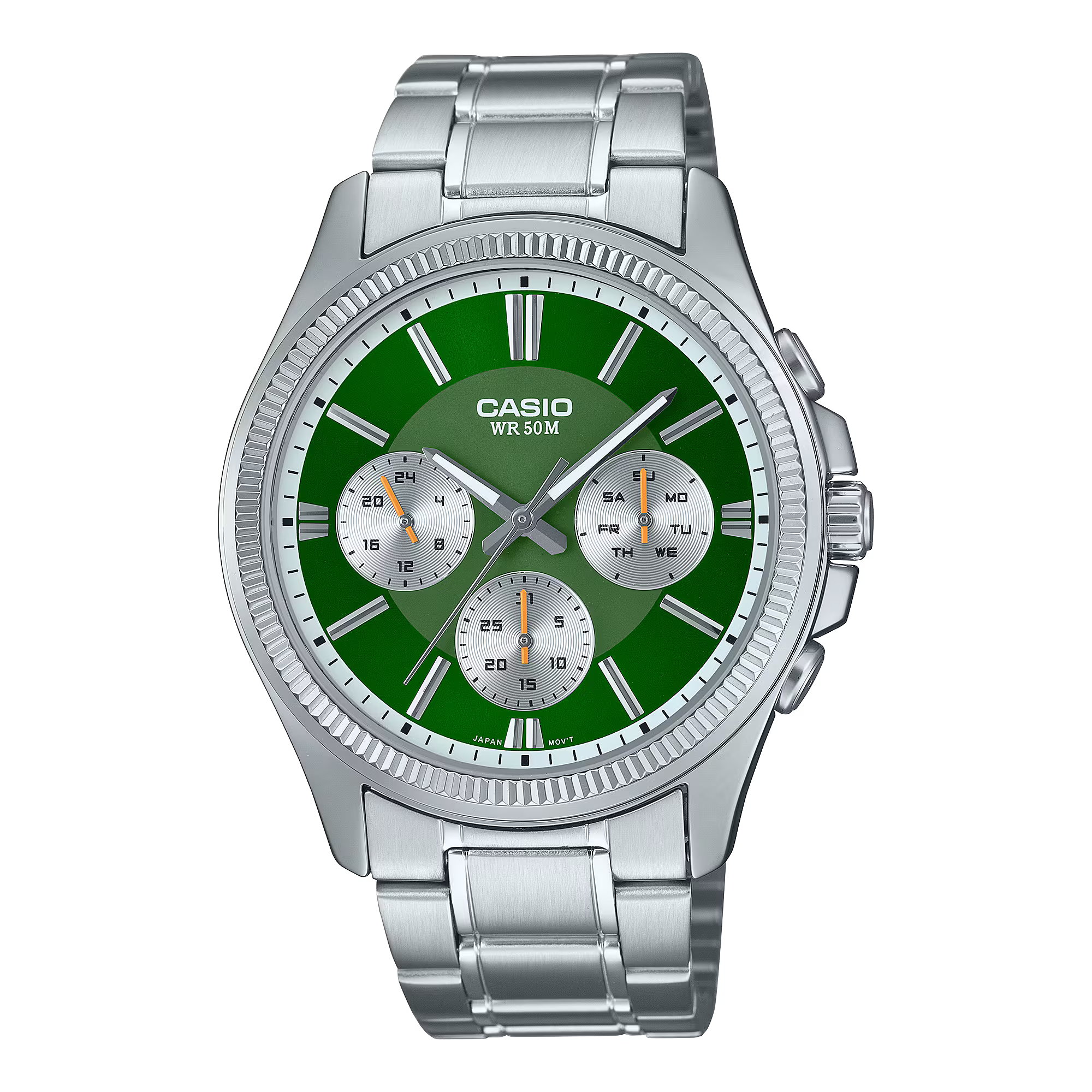 Casio MTP-1375PD-3AVEF Herrenuhr • Multi-Dial • Grün