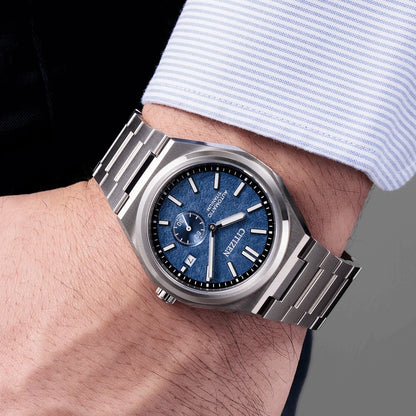 Citizen Super Titanium NJ0180-80L Herrenuhr • Ultraleichtes Super Titanium • Kratzfestes Saphirglas