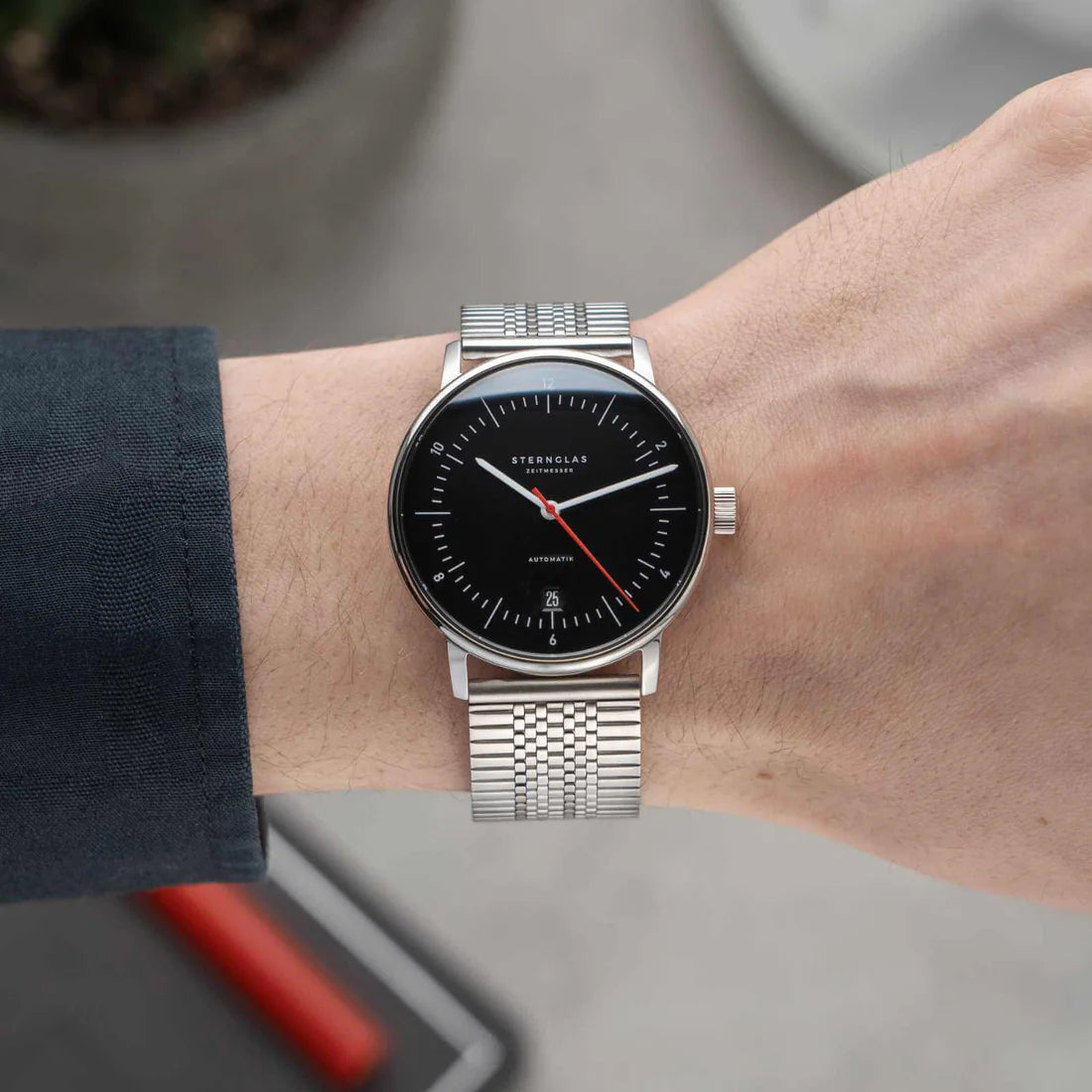 Sternglas NAOS Automatik S02-NA43-MI04 - Milanaiseband