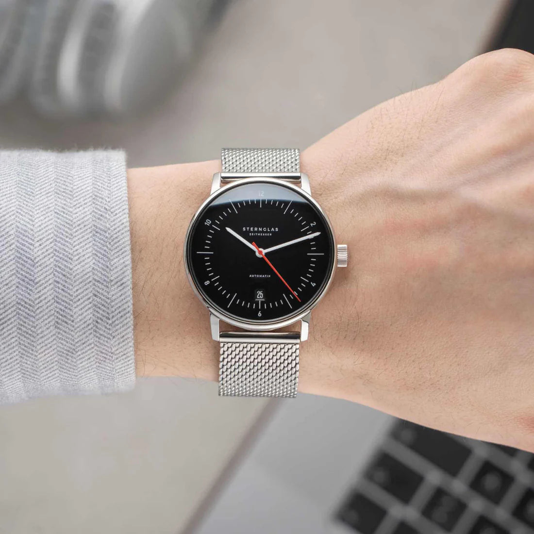 Sternglas NAOS Automatik S02-NA43-MI04 - Milanaiseband