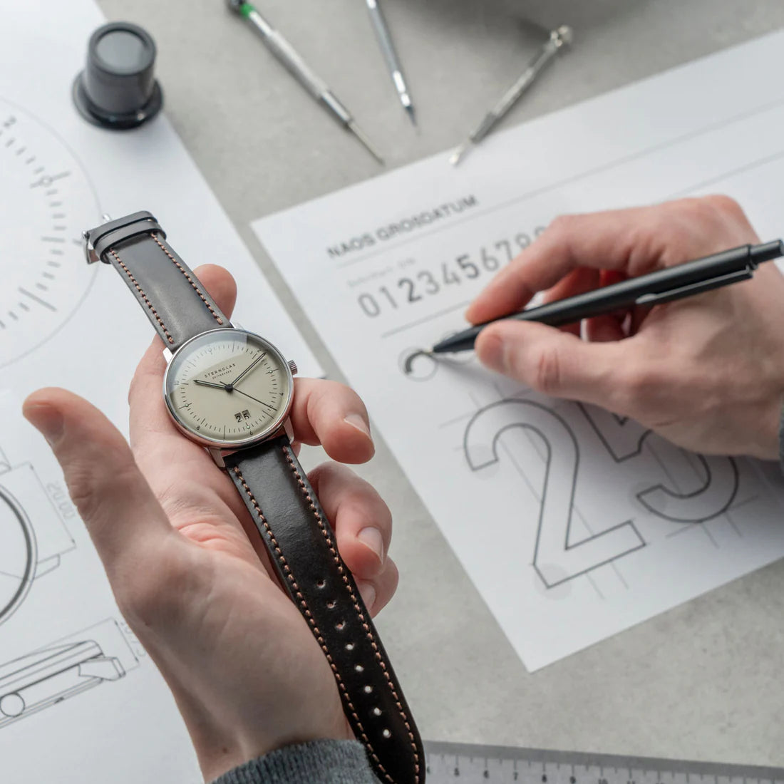 Herrenuhr - Sternglas Modell: S01-NAG26-BR03