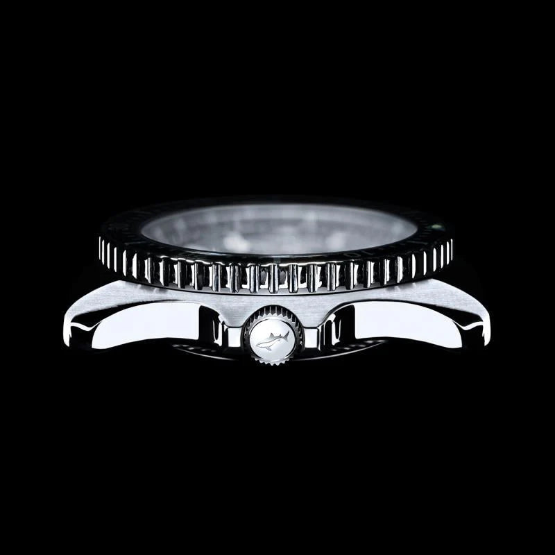 Chris Benz ONE MAN 200M CBO-H-KB-SI Herren Uhr • Hai-geprüft • Saphirglas