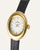 Mockberg Belle Oval Petite MB1412 Damen Armbanduhr • Mineralglas • Schwarzes Lederband, Bild 4