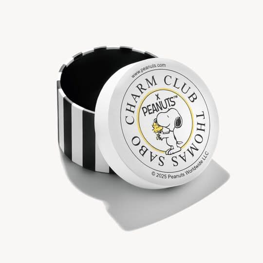 Exklusiver THOMAS SABO PEANUTS Snoopy Schneeball Anhänger 925er Sterlingsilber Zirkonia