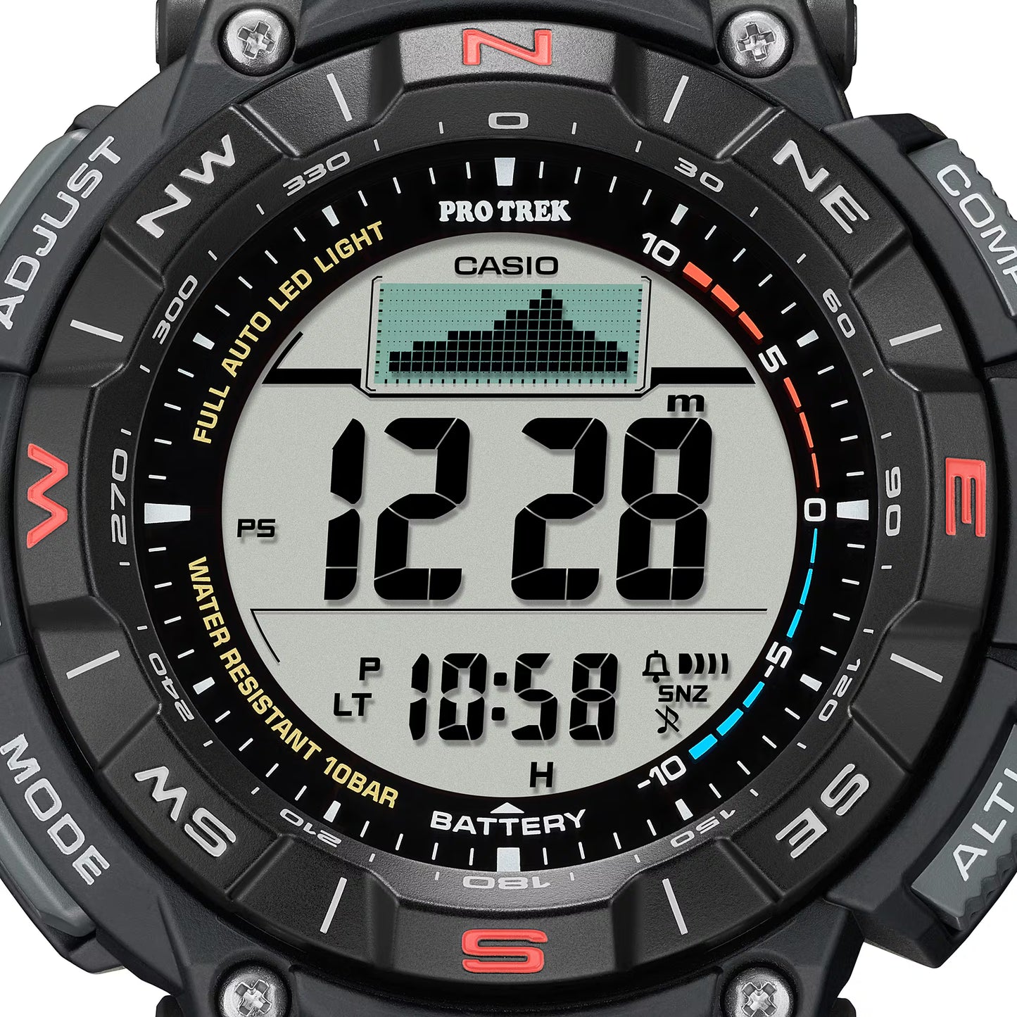 Casio Pro Trek PRG-340-1ER Uhr • Solar • Triple Sensor