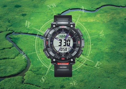 Casio Pro Trek PRG-340-1ER Uhr • Solar • Triple Sensor