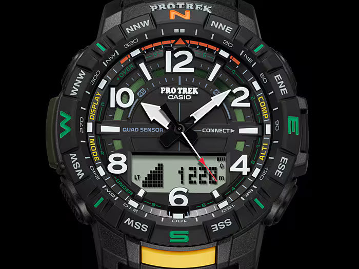 Casio PRO TREK PRT-B50-1 Uhr • Bluetooth®-Technologie • Quad-Sensor