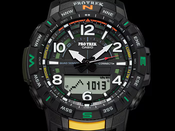 Casio PRO TREK PRT-B50-1 Uhr • Bluetooth®-Technologie • Quad-Sensor