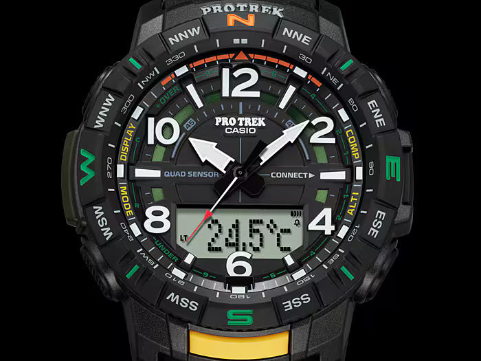 Casio PRO TREK PRT-B50-1 Uhr • Bluetooth®-Technologie • Quad-Sensor