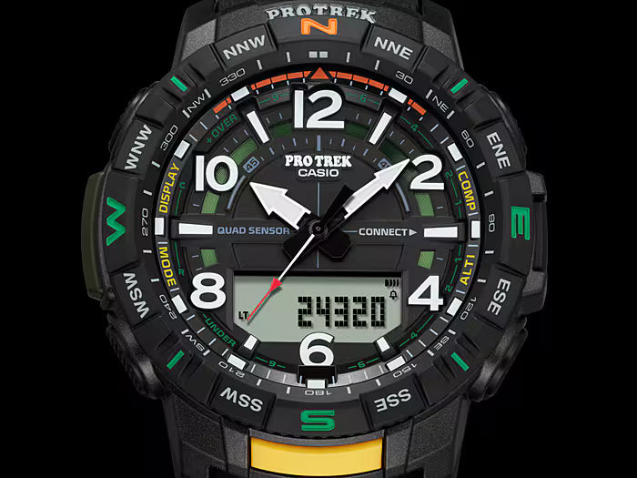 Casio PRO TREK PRT-B50-1 Uhr • Bluetooth®-Technologie • Quad-Sensor