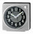 Seiko Fuji QHE197S  Wecker Silber • Geräuschloser Sweep-Sekundenzeiger • LumiBrite Leuchtmasse