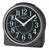 Seiko QHE198K Wecker Schwarz • Geräuschloses Sweep-Uhrwerk • Lumibrite-Zeiger