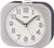 Seiko QHE206S Wecker Silber • Geräuschloses Sweep-Uhrwerk • Lumibrite Leuchtzeiger