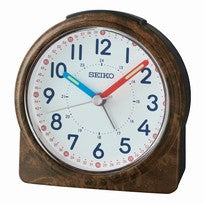 Seiko QHE210Z Wecker Braun • Sweep-Sekundenzeiger • Snooze-Funktion