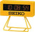 Seiko Victory Marathon QHL062Y Wecker Gelb • LCD-Digitalanzeige • Stoppuhr & Countdown-Timer