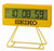 Seiko QHL083Y LCD Wecker Gelb • Stoppfunktion & Timer • Schlummerfunktion