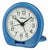 Seiko QHT018L Wecker Blau • Analoge Zeitanzeige • LumiBrite-Zeiger