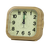 Funkwecker JVD RB1603.2 mit Holzoptikgehäuse und analogem Zifferblatt, Uhrzeit 12:00