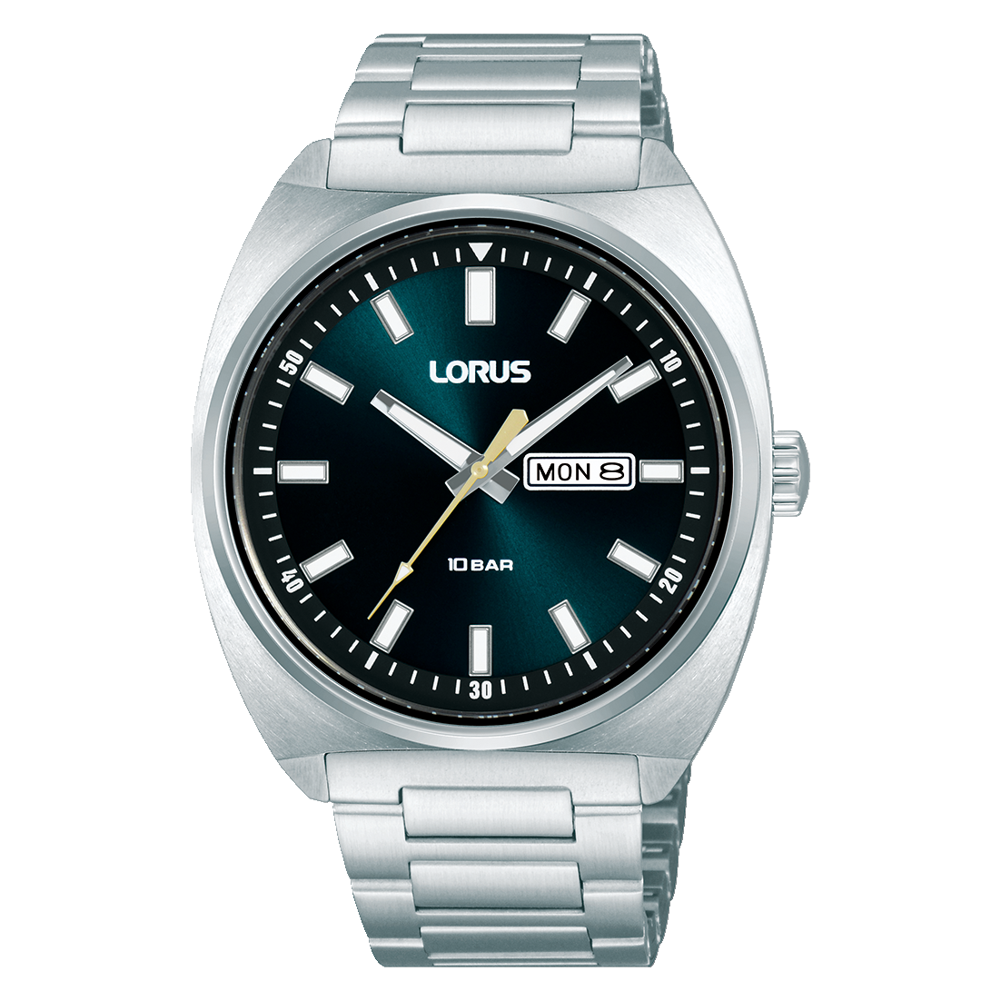 Lorus Sport RH313BX9 Herren Armbanduhr • Mineralglas • Edelstahlarmband