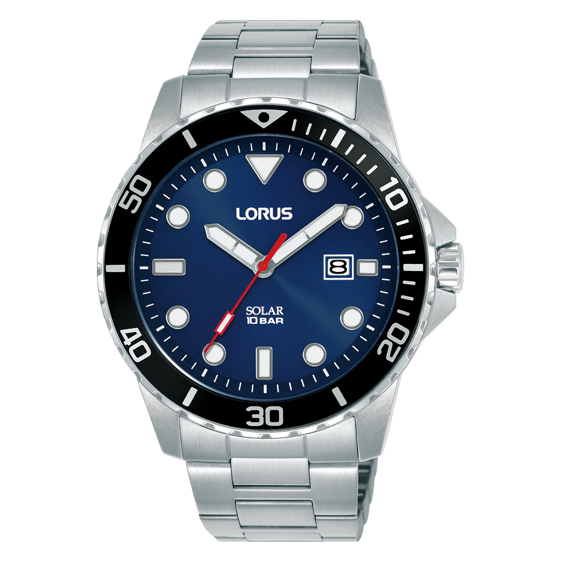 Lorus Sport RX303BX9 Herren Armbanduhr • Solarbetrieb • Mineralglas