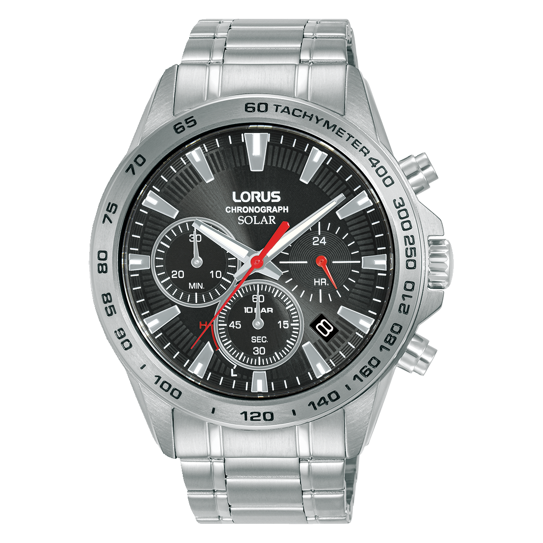 Lorus Sports RZ501AX9 Herrenuhr • Solar Chronograph • Mineralglas