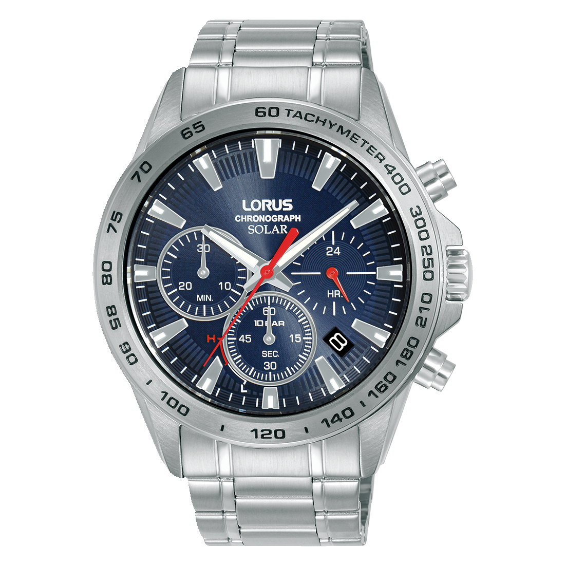 Lorus Sports RZ503AX9 Herrenuhr Chronograph • Solarwerk • Mineralglas