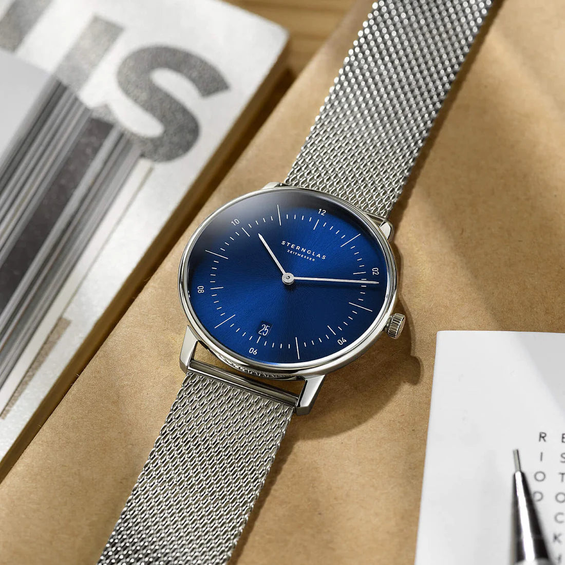 Blau Herrenuhr - Serie: Naos - Sternglas Modell: S01-NA06-MI04