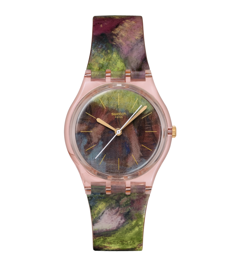 Swatch Originals Medium SO28Z131 Degas dancers Damenuhr Rosa • Biosourced Kunststoffgehäuse • Swatch x Guggenheim Kollektion