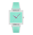 Swatch What If Square SO38K702 Damen Armbanduhr Mint • Transparentes Gehäuse • Biosourced Materialien, Bild 2