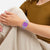 Swatch What If Square SO38K705 Damen Armbanduhr Magenta • Transparentes Gehäuse • Biosourciertes Material, Bild 6