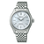 Seiko Presage Herrenuhr mit silbernem Zifferblatt und Edelstahlarmband