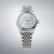 Seiko Presage Herrenuhr mit silbernem Zifferblatt und Metallarmband