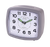 JVD Analog-Wecker mit weißem Zifferblatt, grünen Zeigern und schwarzen Ziffern