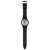 Swatch Originals Large SUOB173 Herrenuhr Schwarz • Silberfarbenes Sunbrush-Zifferblatt • Goldfarbene Swatch Applikationen
