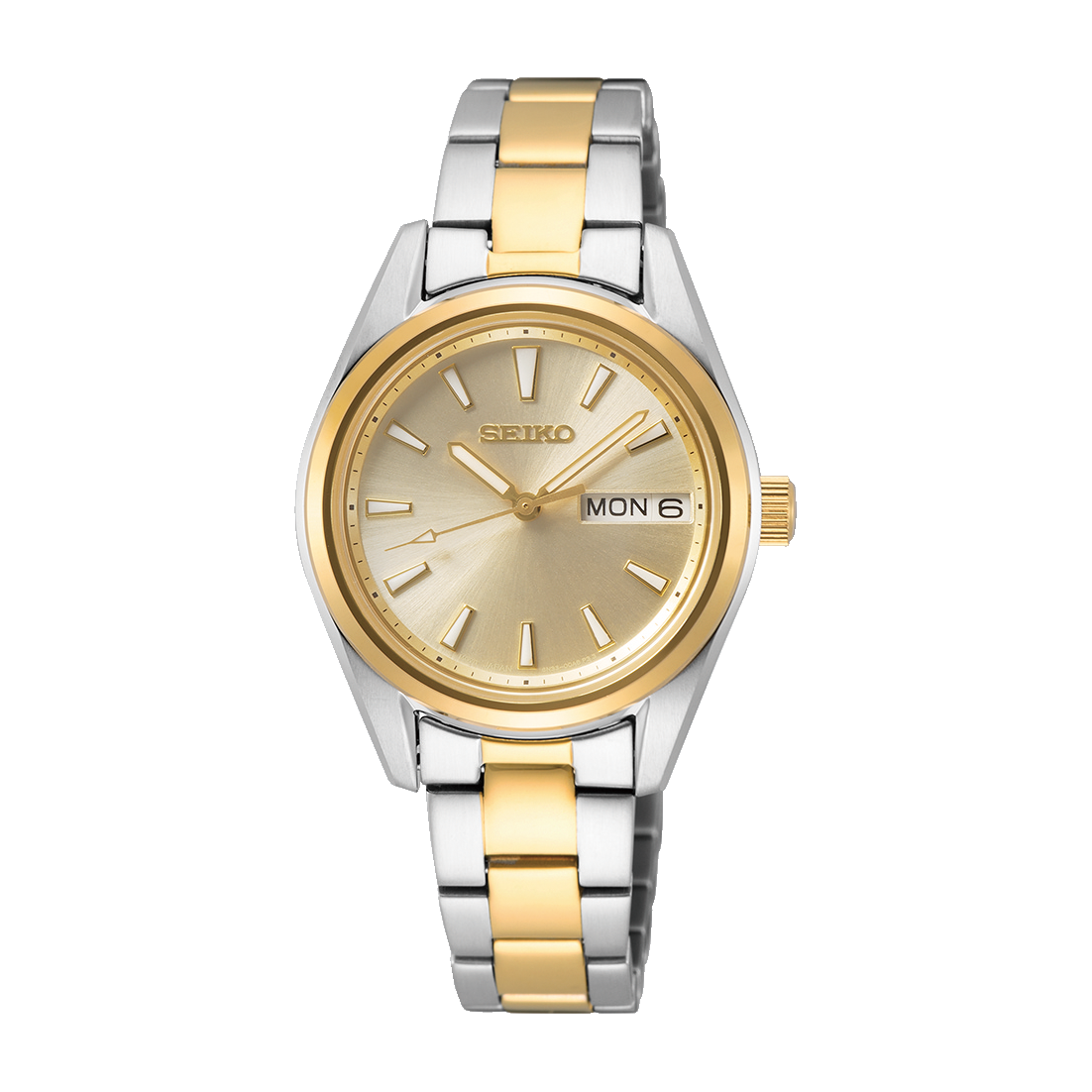 Seiko SUR354P1 Damen Armbanduhr • Saphirglas • 10 Bar Wasserdicht