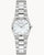 Bulova Super Seville Mini 96L353 Damen Armbanduhr Weiß • Saphirglas • Perlmutt-Zifferblatt