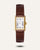Mockberg Timeless MB0247 Damen Armbanduhr Braun • Römische Ziffern • Mineralglas