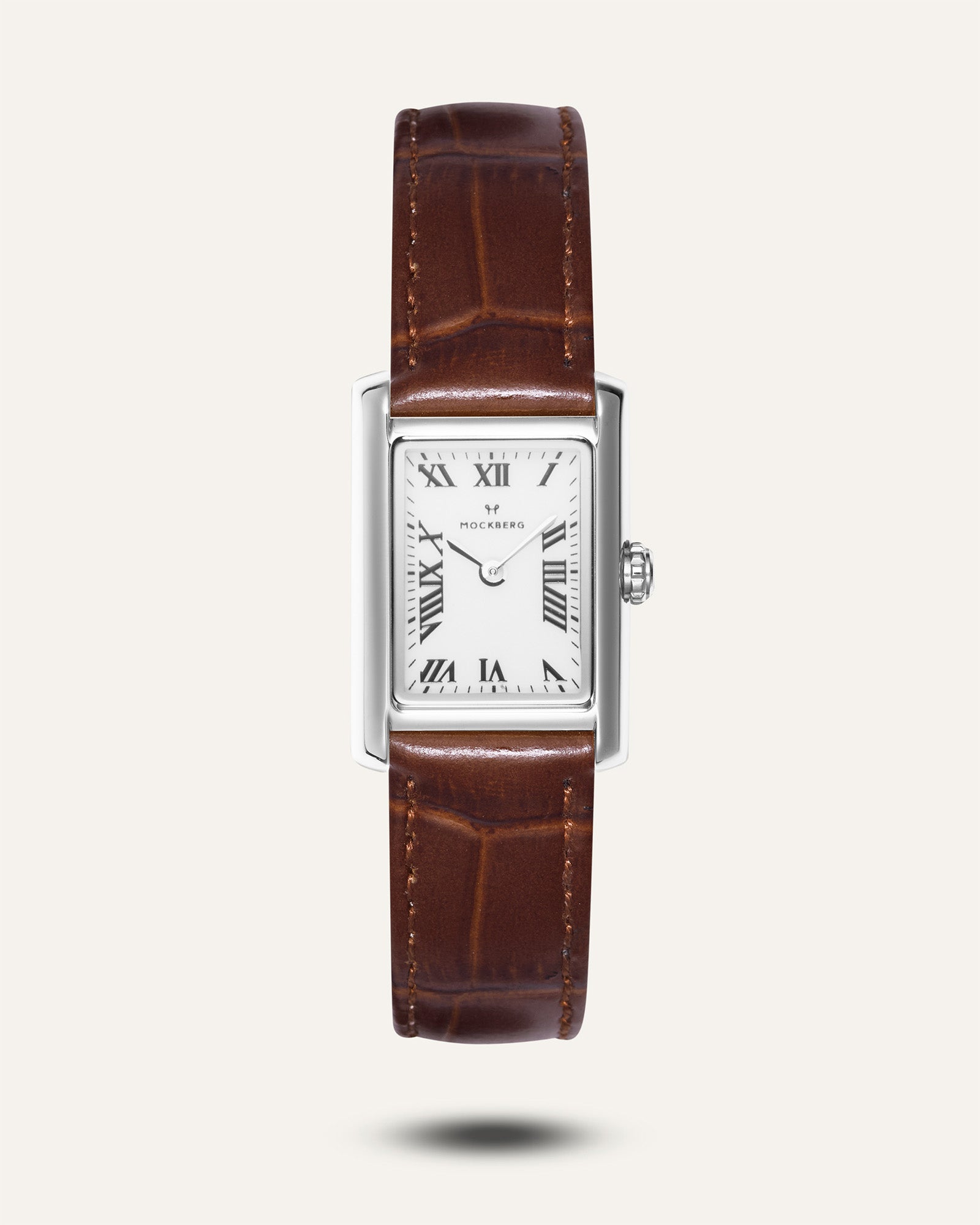 Mockberg Timeless MB0248 Damen Armbanduhr Braun • Mineralglas • Römische Ziffern