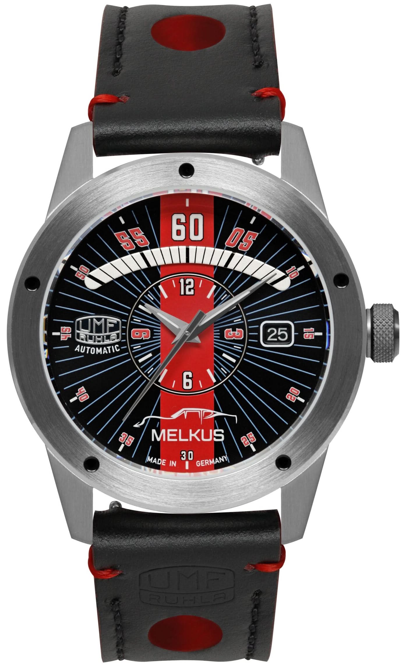 UMF Ruhla Melkus 1862-2 Herrenuhr • Made in Germany • Kratzfestes Saphirglas