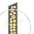 AMS Design W9607 Wanduhr • Massivholzgehäuse • Aluminium-Frontring