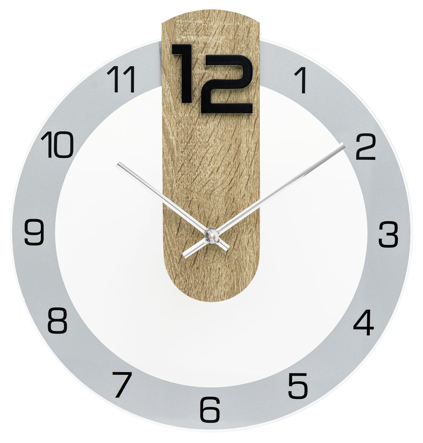 AMS Wanduhr • Präzises Uhrwerk • Stilvolles Design