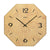 AMS Quarz W9715 Wanduhr • Holzgehäuse • Bedrucktes Zifferblatt