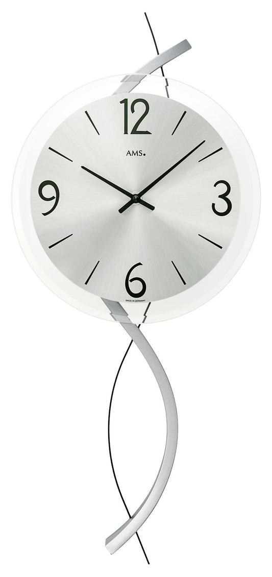 AMS Wanduhr • Präzises Uhrwerk • Modernes Design