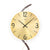 AMS W9719 Wanduhr • Holzgehäuse mit Metall-Zierelement • Mineralglas