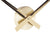 Karlsson Little Big Time KA5516GD Wanduhr Gold • Offenes Zifferblatt • Puristisches Design, Bild 3