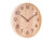 Karlsson Pure Large KA5810WD Wanduhr Hellholz • Geräuschloses Sweep-Uhrwerk • Naturholz-Design